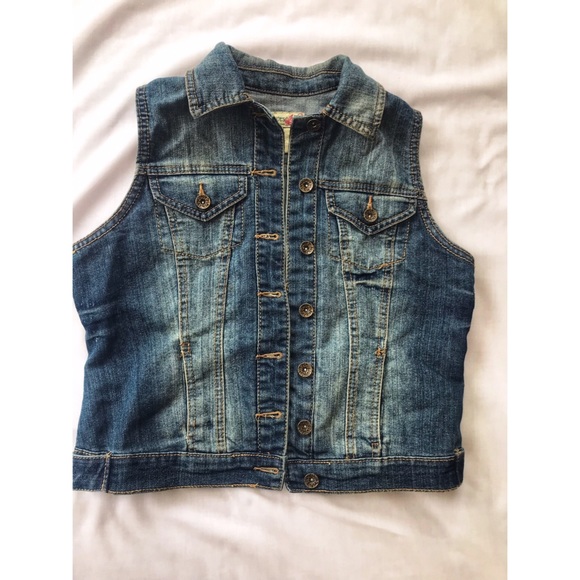 Paris Blue Denim Vest - Picture 4 of 5
